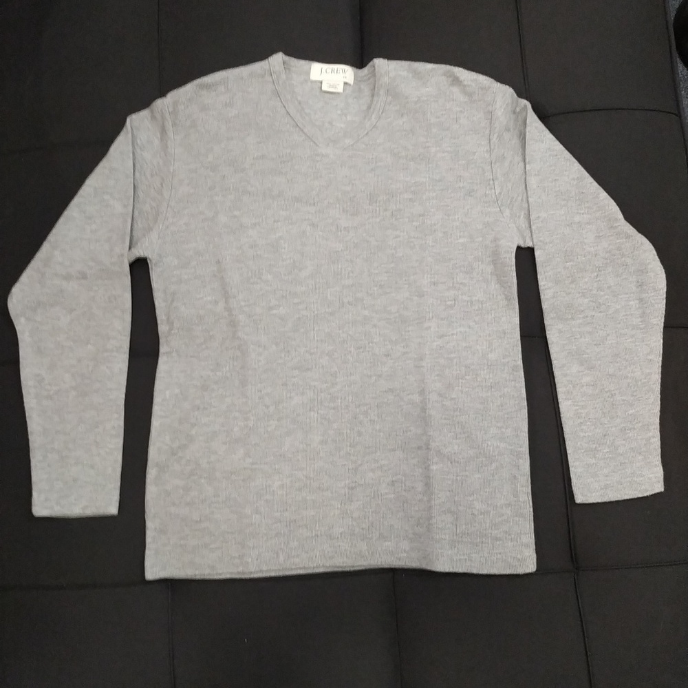 J. Crew Waffle Woven Long Sleeve Shirt